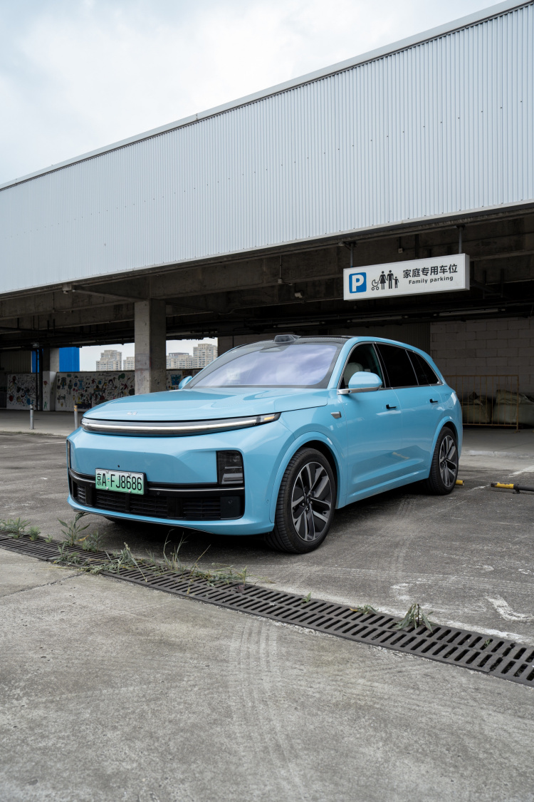 理想l7babyblue最美蓝色车漆07